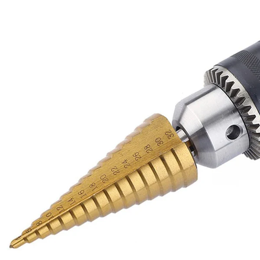 Indestructible Titanium Step Drill Bit